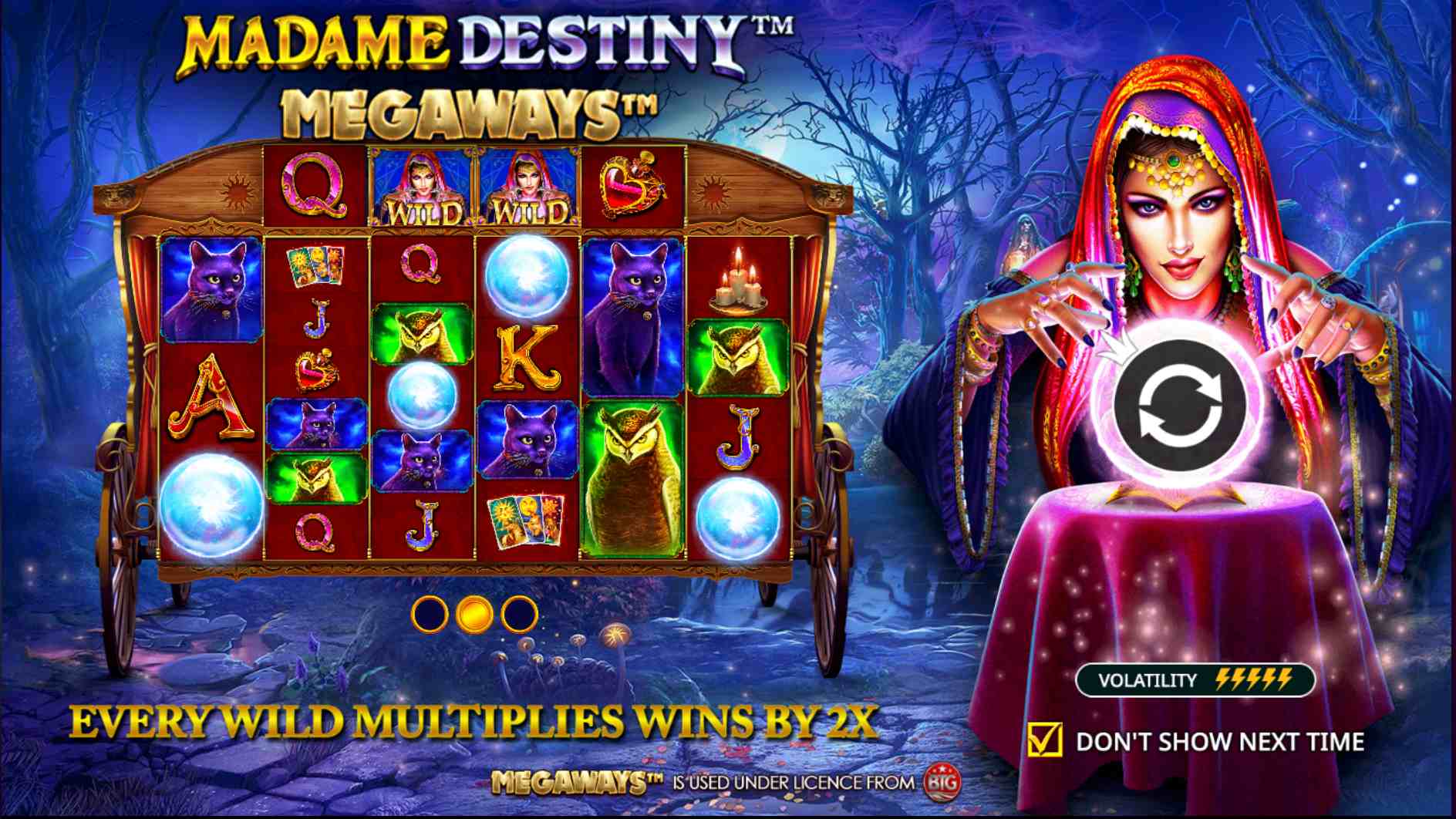Εικόνα κουλοχέρη Madame destiny της megaways