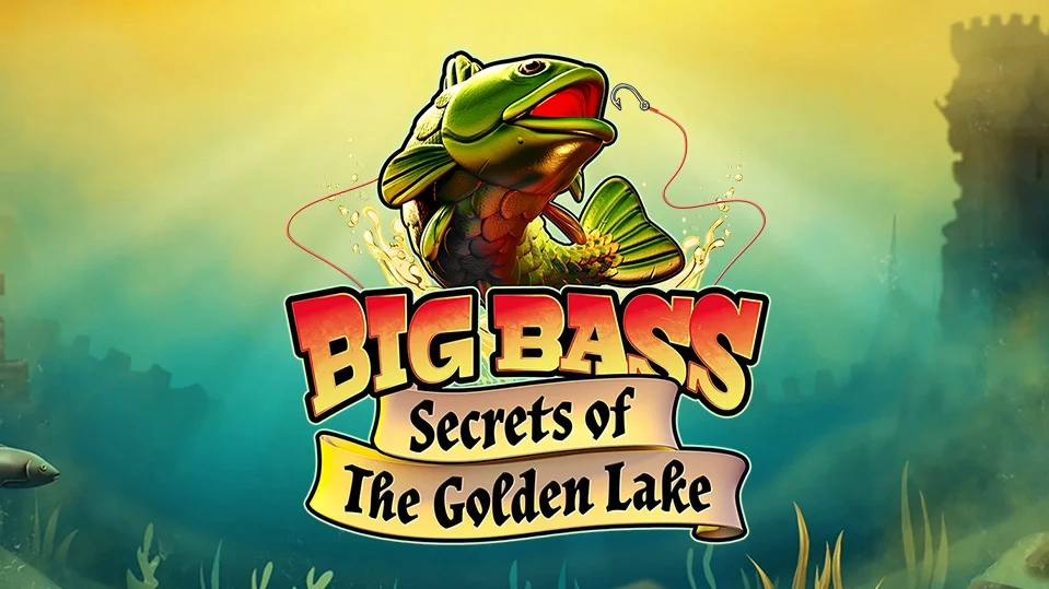 Λογότυπο κουλοχέρη big bass secrets of the golden lake του παρόχου Pragmatic Play