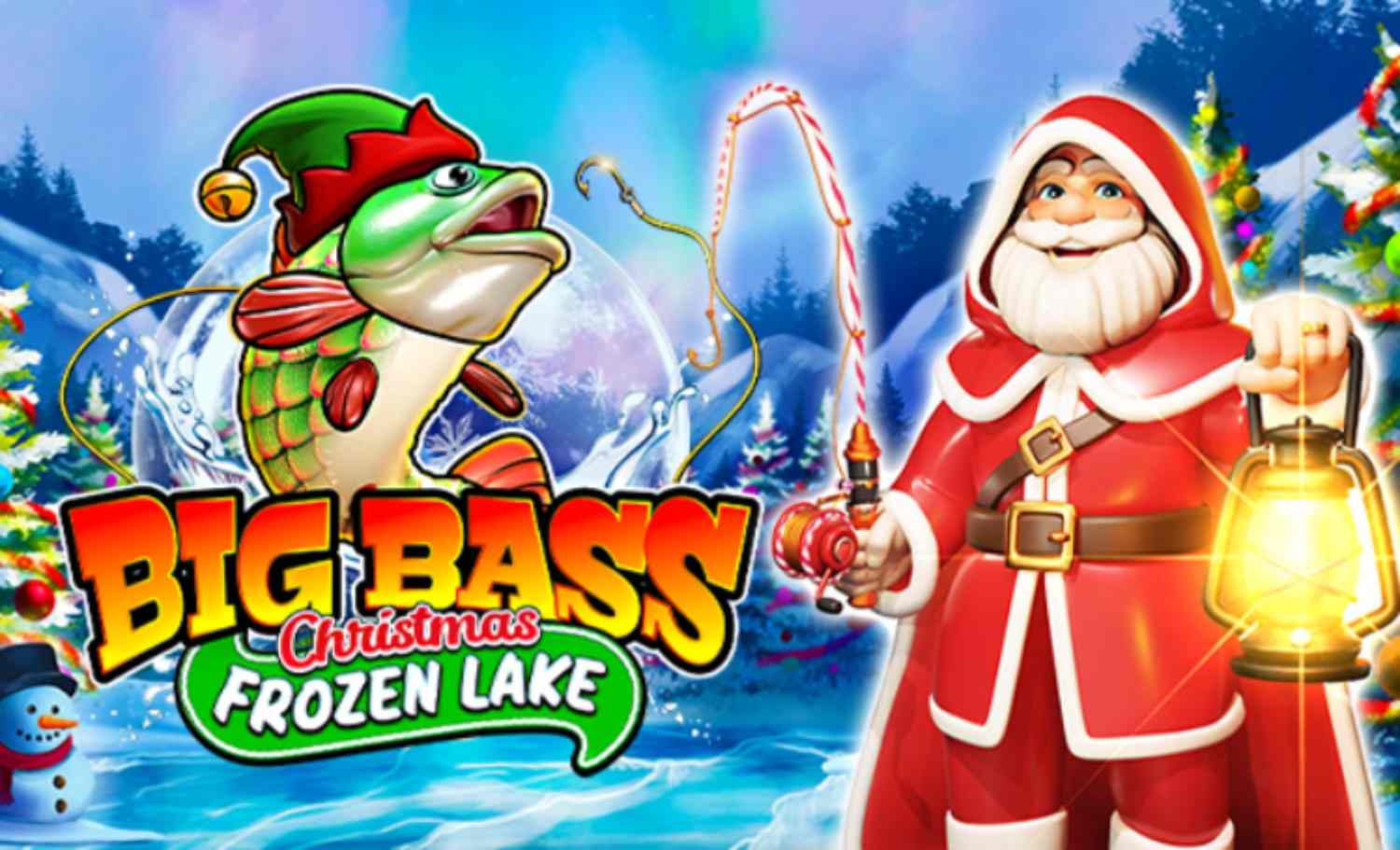 Χριστουγεννιάτικη εικόνα για φρουτάκια BigBass Christmas Frozen lake