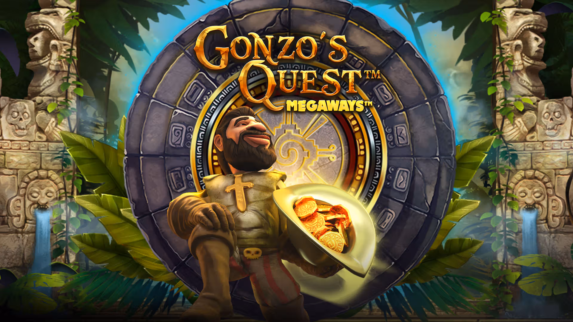 Λογότυπο του κουλοχέρη Gonzo's Quest Megaways της NetEnt