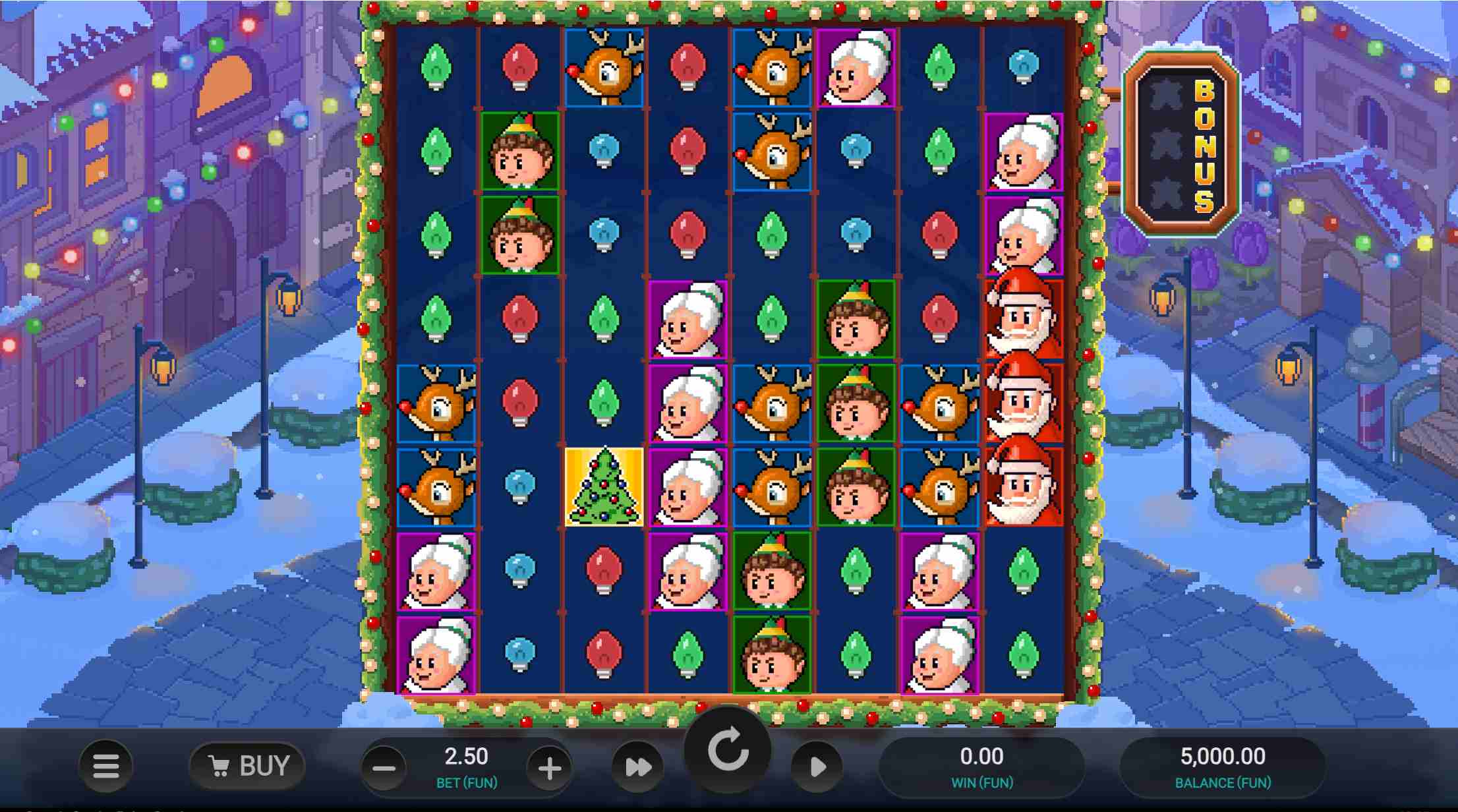 Εικόνα με χριστουγεννιάτικο κουλοχέρη Santa's Stack
