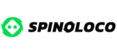 Λογότυπο του Spinoloco με έντονο πράσινο σύμβολο και μαύρα γράμματα.