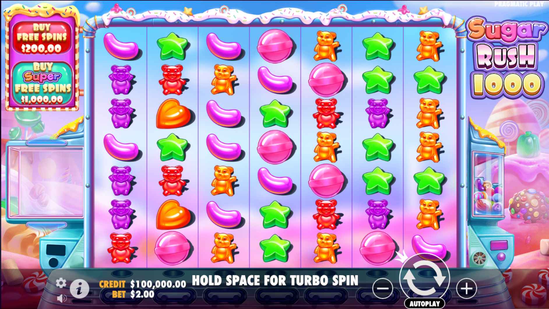 Εικόνα κουλοχέρη Sugar Rush 1000