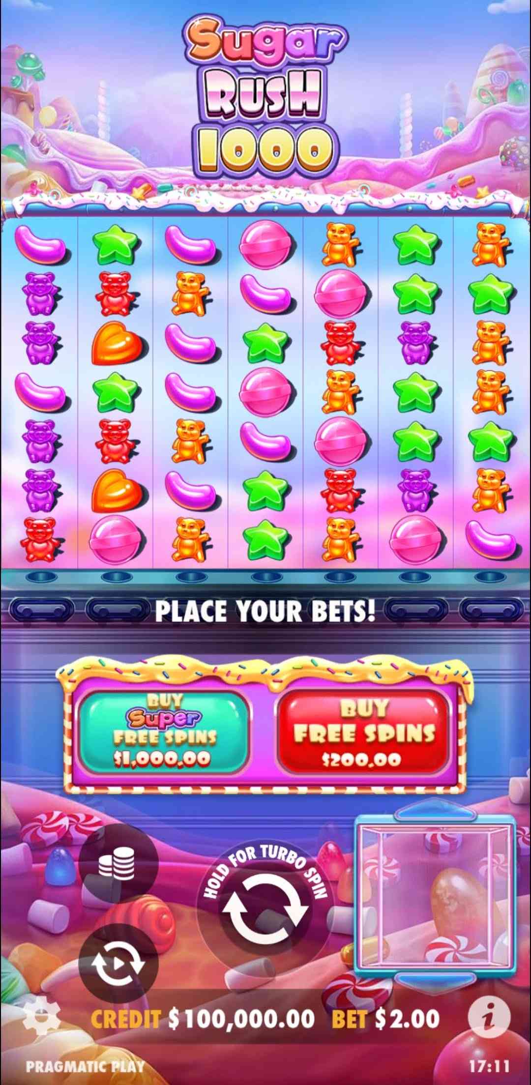 Εικόνα κουλοχέρη Sugar Rush 1000