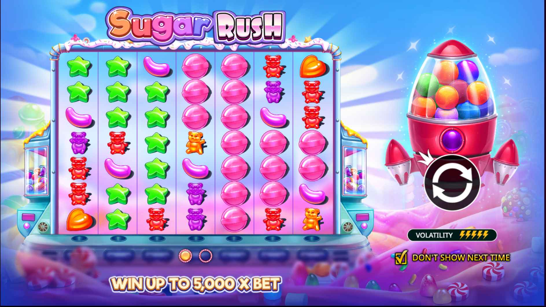 Εικόνα κουλοχέρη Sugar rush