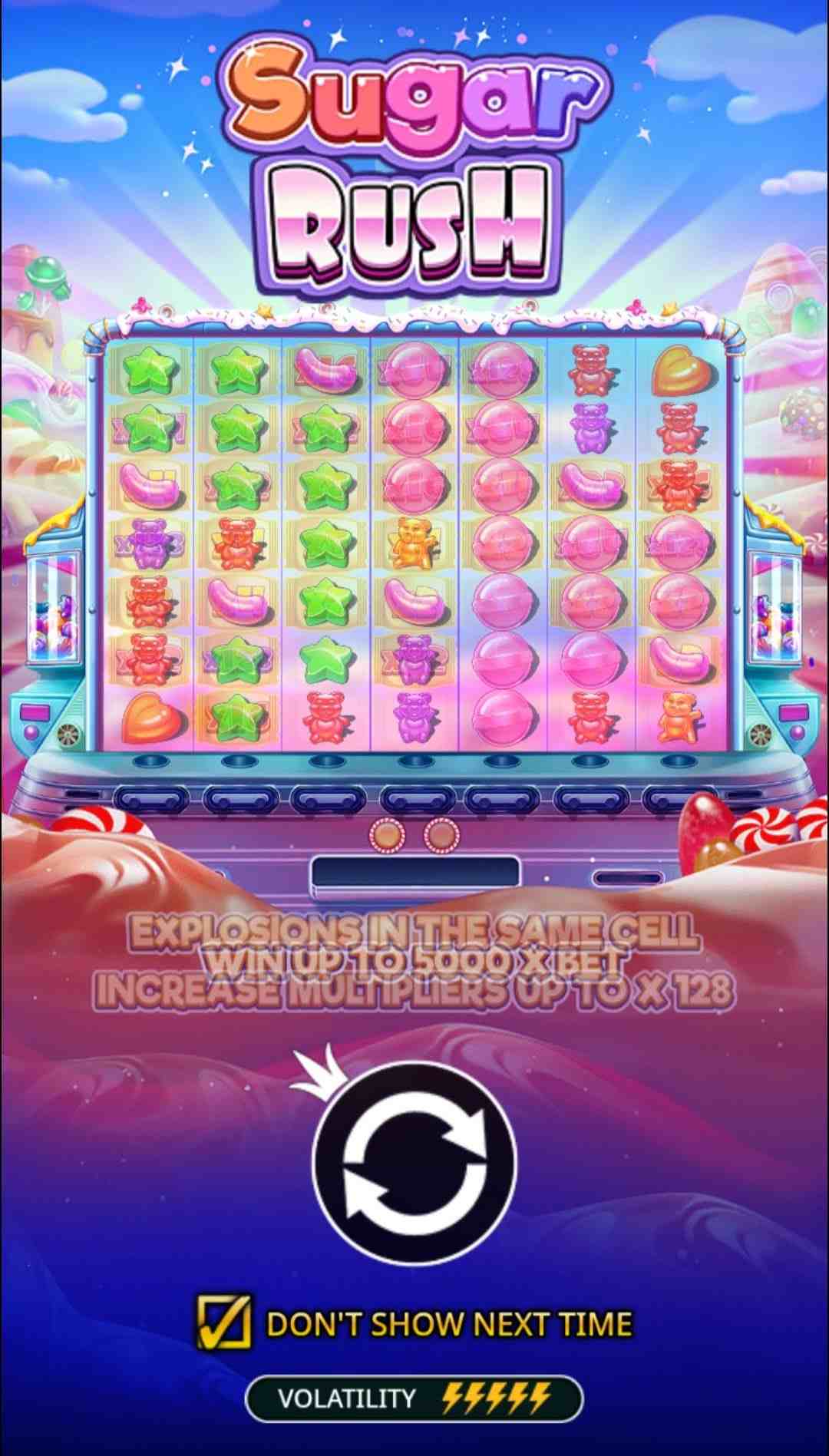 Εικόνα κουλοχέρη Sugar rush