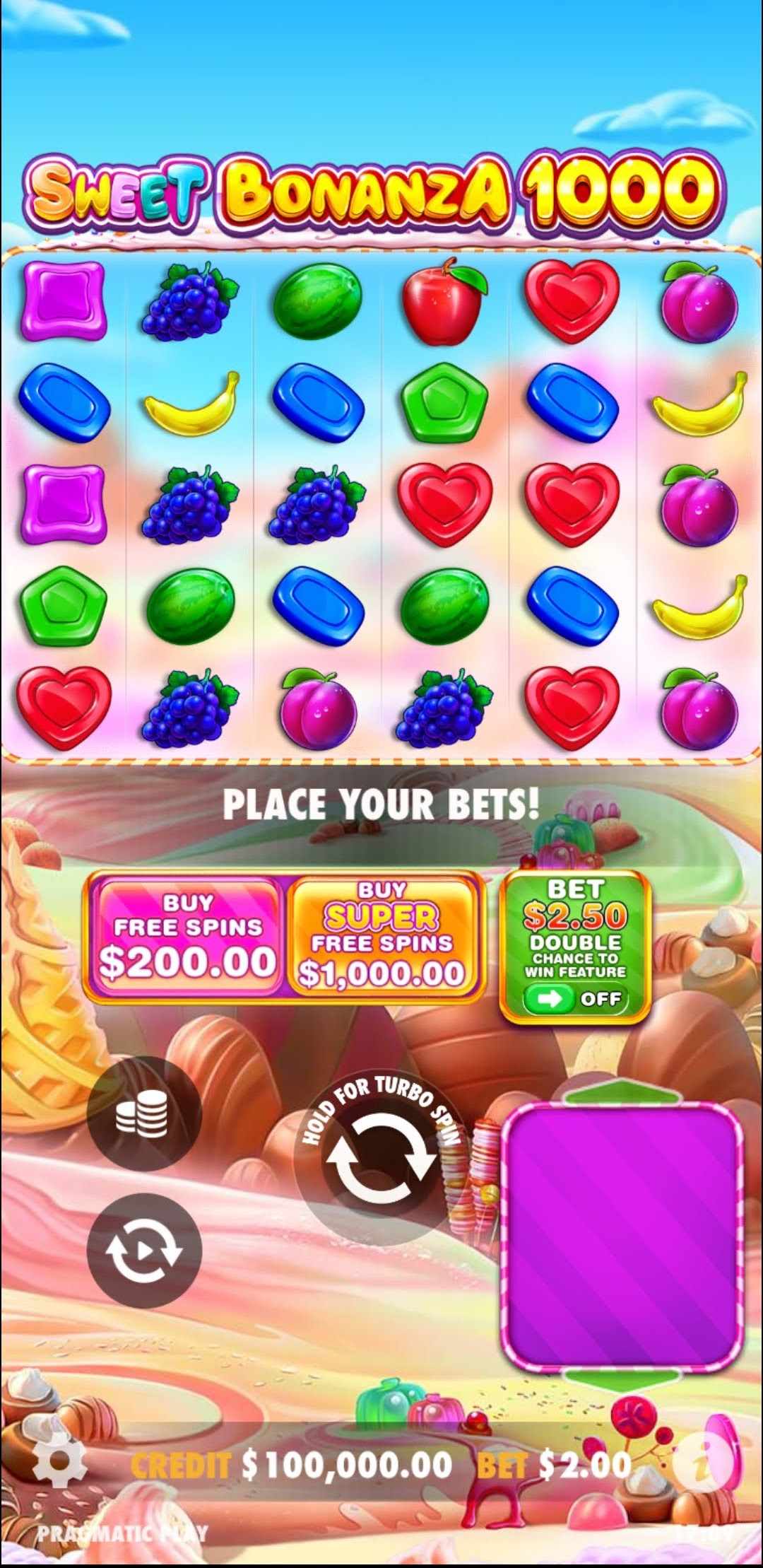Εικόνα κουλοχέρη Sweet Bonanza 1000