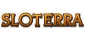 Λογότυπο του Slotterra σε χρυσούς τόνους