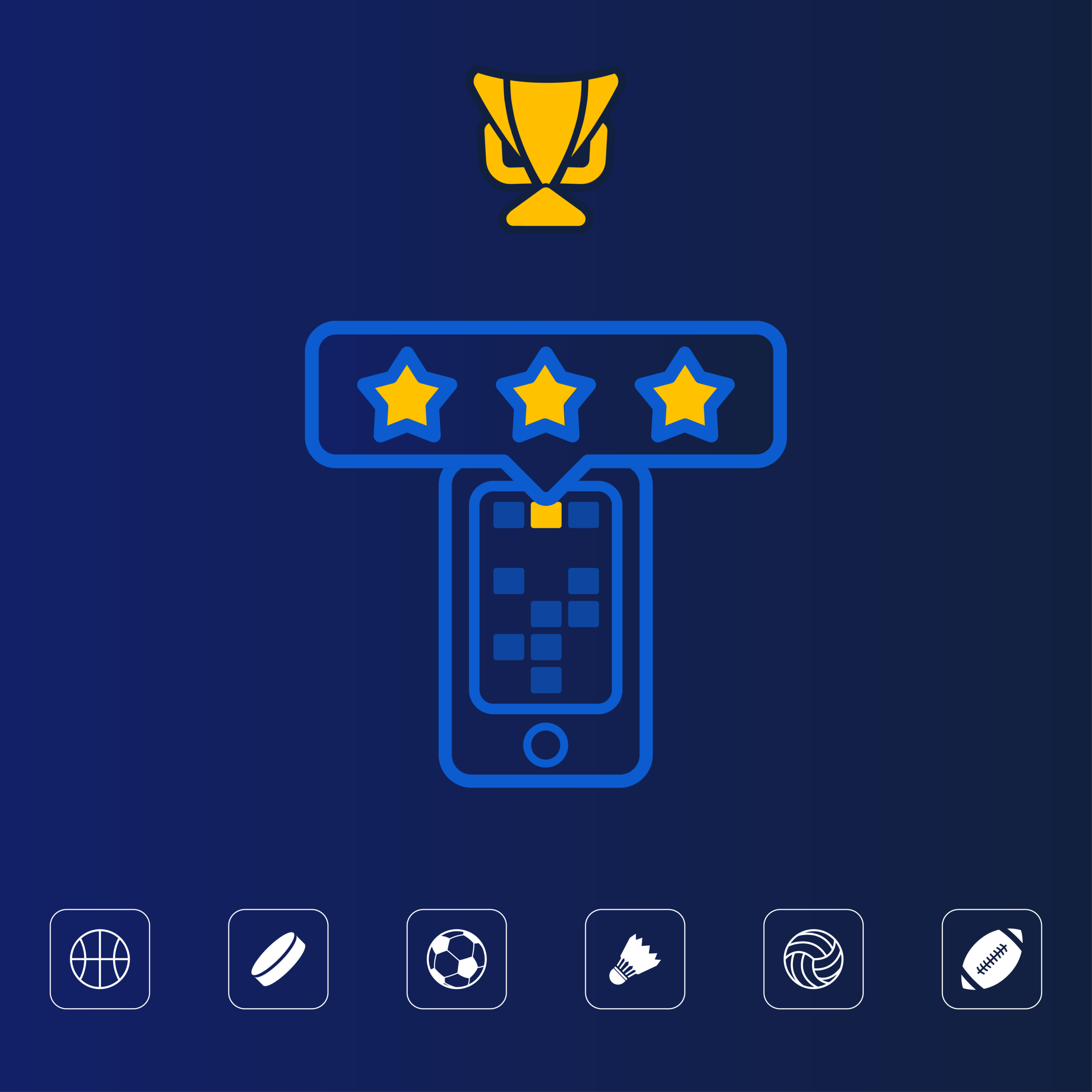 Κινητό που δείχνει αξιολόγηση εφαρμογής στοιχήματος με βαθμολογίες και κριτικές