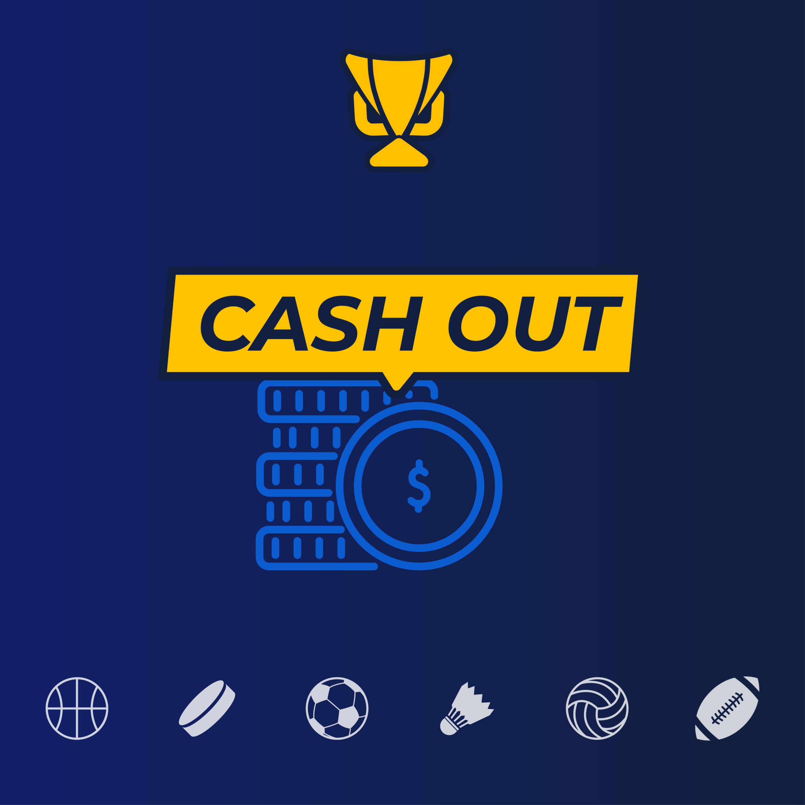 Κινητό που δείχνει επιλογή cash out σε στοιχηματική πλατφόρμα