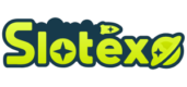 Λογότυπο του Slotexo με πράσινους και μπλε τόνους.