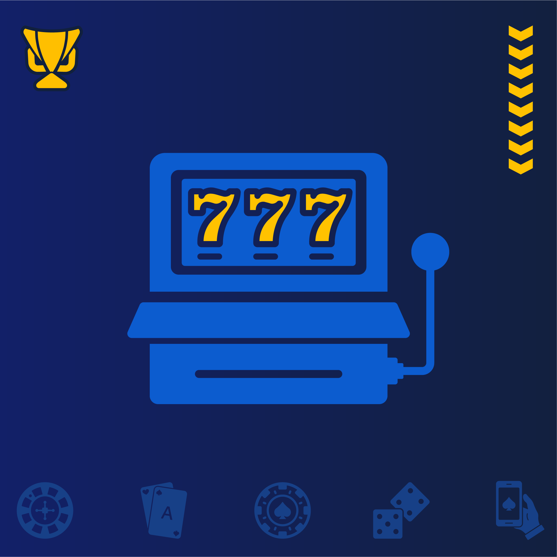 Κινητό που προβάλλει κουλοχέρηδες με πολύχρωμα σύμβολα και επιλογές παιχνιδιών.