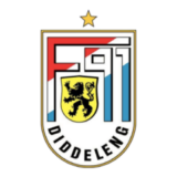 Έμβλημα της Φ91 Ντουντελάνζ με λιοντάρι, χρώματα σημαίας και χρυσό αστέρι