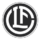 Λογότυπο της FC Lugano με τα αρχικά LFC σε κυκλικό μονόχρωμο σχέδιο