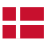 Σημαία Δανίας κόκκινη με λευκό σταυρό