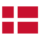 Σημαία Δανίας κόκκινη με λευκό σταυρό