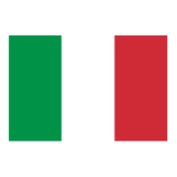 Σημαία Ιταλίας με πράσινη, λευκή και κόκκινη κάθετες ζώνες