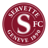 Λογότυπο της Servette FC, που απεικονίζει ένα μεγάλο γράμμα S σε κόκκινο φόντο