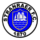 Λογότυπο της Stranraer F.C. με πλοίο σε μπλε φόντο και έτος ίδρυσης 1870