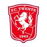 FC Twente έμβλημα κόκκινο-λευκό με άλογο και έτος ίδρυσης 1965