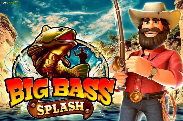 Λογότυπο του διάσημου κουλοχέρη Big bass splash της Pragmatic play