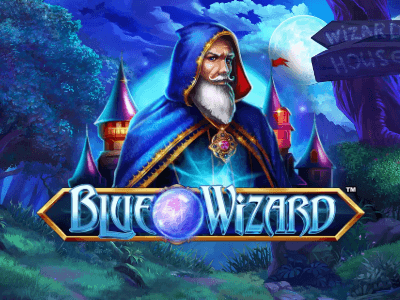 Λογότυπο του κουλοχέρη Blue Wizard του παρόχου Playtech