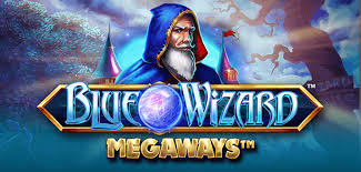 Λογότυπο του κουλοχέρη Blue Wizard Megaways της Playtech
