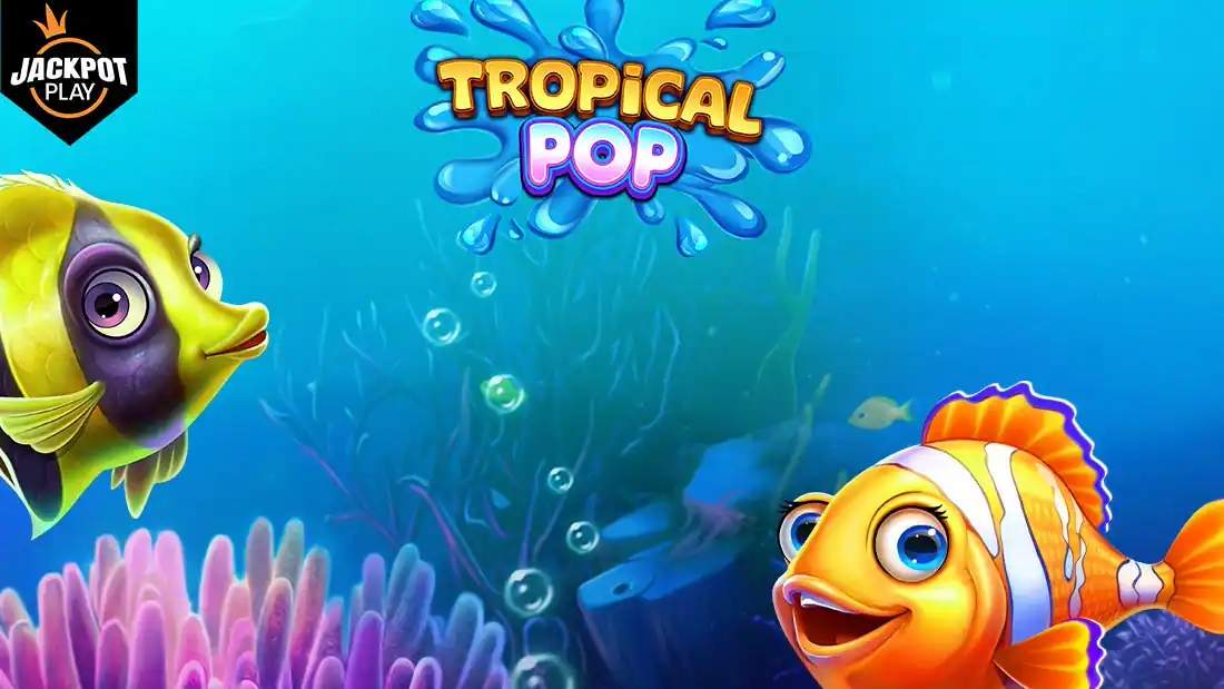 Λογότυπο του τζακποτ κουλοχέρη Tropical Pop της Pragmatic Play